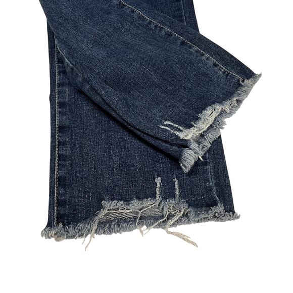 NICOLE MILLER NEW YORK Womens 12 Soho High Rise Ankle Slim Distressed Jeans - Picture 5 of 13